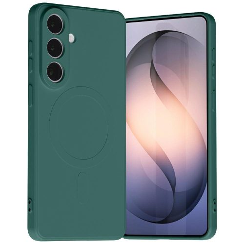 Mercury case Semi-Silicone MagSafe Samsung Galaxy S26+ tok, zöld