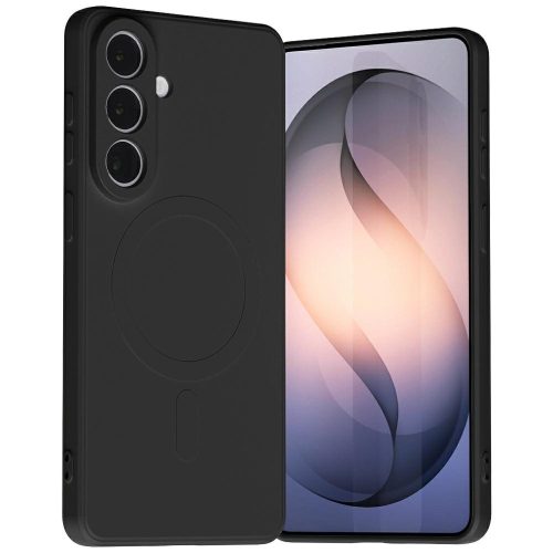 Mercury case Semi-Silicone MagSafe Samsung Galaxy S26+ tok, fekete