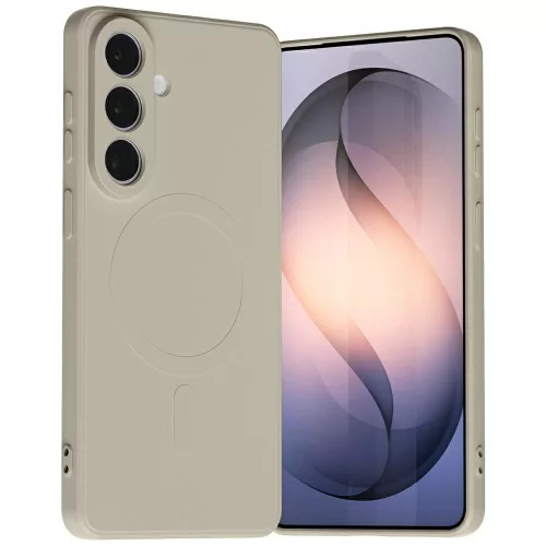 Mercury case Semi-Silicone MagSafe Samsung Galaxy S26+ tok, bézs