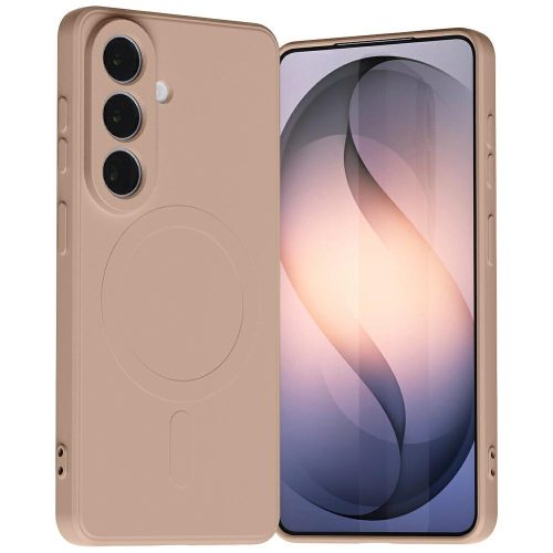 Mercury case Semi-Silicone MagSafe Samsung Galaxy S26 tok, rózsaszín