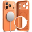 Ringke Silicone Magnetic MagSafe Case iPhone 17 Pro tok, narancs