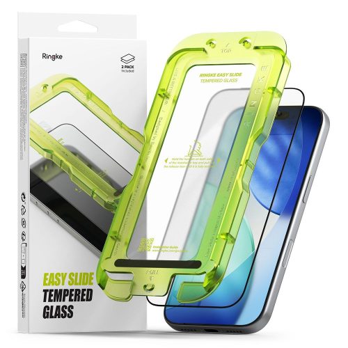 Ringke Easy Slide 2-pack tempered glass iPhone 17 Pro edzett üvegfólia