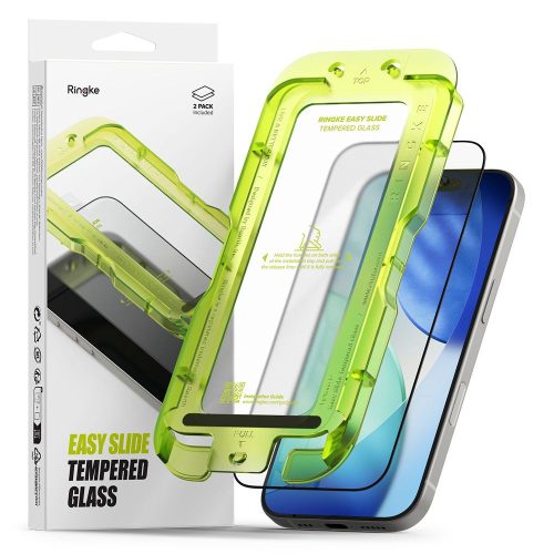 Ringke Easy Slide 2-pack tempered glass iPhone 17 edzett üvegfólia