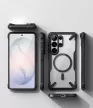 Ringke Fusion X Magnetic MagSafe Case Samsung Galaxy S26 Ultra tok, átlátszó-fekete