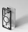 Ringke Fusion X Magnetic MagSafe Case Samsung Galaxy S26 Ultra tok, átlátszó-fekete