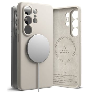   Ringke Silicone MagSafe Case Samsung Galaxy S26 Ultra tok, bézs