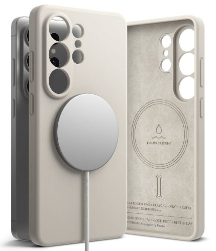 Ringke Silicone MagSafe Case Samsung Galaxy S26 Ultra tok, bézs