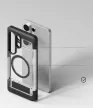 Ringke UX Magnetic MagSafe Case Samsung Galaxy S26 Ultra tok, átlátszó-fekete