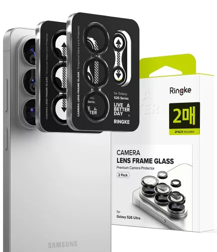 RINGKE CAMERA FRAME PROTECTOR 2-PACK GALAXY S26 ULTRA kameravédő, fekete