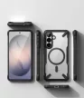 Ringke Fusion X Magnetic MagSafe Case Samsung Galaxy S26+ tok, átlátszó-fekete
