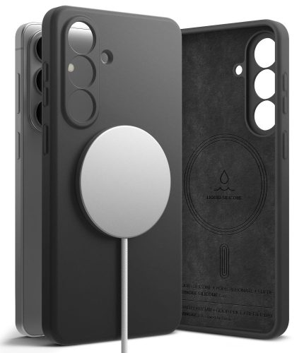 Ringke Silicone MagSafe Case Samsung Galaxy S26+ tok, fekete