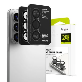   RINGKE CAMERA FRAME PROTECTOR 2-PACK GALAXY S26 / S26+ PLUS kameravédő, fekete