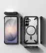 Ringke Fusion X Magnetic MagSafe Case Samsung Galaxy S26 tok, átlátszó-fekete