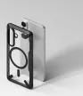 Ringke Fusion X Magnetic MagSafe Case Samsung Galaxy S26 tok, átlátszó-fekete