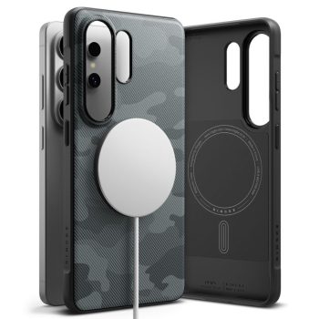   Ringke Onyx Magsafe Case Samsung Galaxy S26 Ultra tok, szürke-fekete