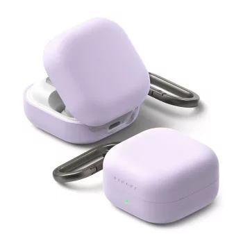 Ringke Silicone Samsung Galaxy Buds 4/4 Pro, tok, lila