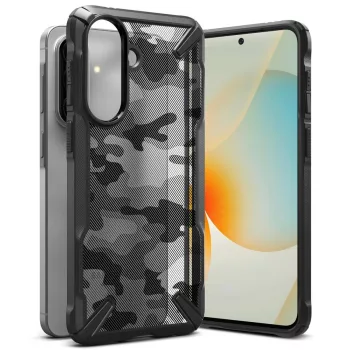 RINGKE FUSION X GALAXY A57 5G CAMO tok, fekete