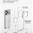 Spigen Ultra Hybrid Optik S MagSafe iPhone 17 Pro Max / 18 Pro Max (ACS11908) kameravédő, átlátszó-ezüst