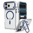 Spigen Ultra Hybrid Optik S MagSafe iPhone 17 Pro Max / 18 Pro Max (ACS11909) kameravédő, átlátszó-sötétkék