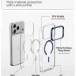 Spigen Ultra Hybrid Optik S MagSafe iPhone 17 Pro Max / 18 Pro Max (ACS11909) kameravédő, átlátszó-sötétkék