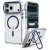 Spigen Ultra Hybrid Optik S MagSafe iPhone 17 Pro / 18 Pro (ACS11922) tok, átlátszó-sötétkék