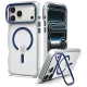 Spigen Ultra Hybrid Optik S MagSafe iPhone 17 Pro / 18 Pro (ACS11922) tok, átlátszó-sötétkék