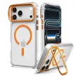 Spigen Ultra Hybrid Optik S MagSafe iPhone 17 Pro / 18 Pro (ACS11923) kameravédő, átlátszó-narancssárga