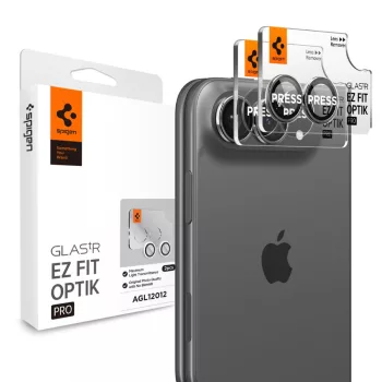   Spigen Glas.tR Camera EZ Fit Optik Pro 2 db iPhone 18 Duo (AGL12012) kameravédő