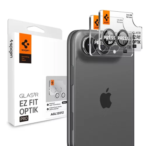 Spigen Glas.tR Camera EZ Fit Optik Pro 2 db iPhone 18 Duo (AGL12012) kameravédő