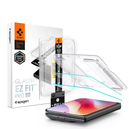 Spigen Glas.tR EZ Fit Pro HD AC 2 db iPhone 18 Duo (AGL12013) üvegfólia, átlátszó