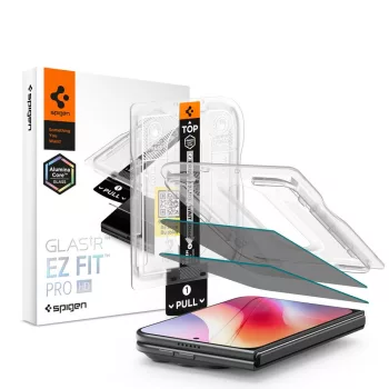   Spigen Glas.tR EZ Fit Pro HD AC 2 db Privacy iPhone 18 Duo (AGL12015) betekintésvédő üvegfólia