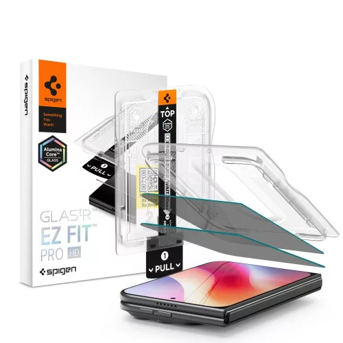 Spigen Glas.tR EZ Fit Pro HD AC 2 db Privacy iPhone 18 Duo (AGL12015) betekintésvédő üvegfólia