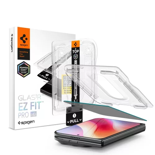 Spigen Glas.tR EZ Fit Pro AC Privacy iPhone 18 Duo (AGL12016) betekintésvédő üvegfólia