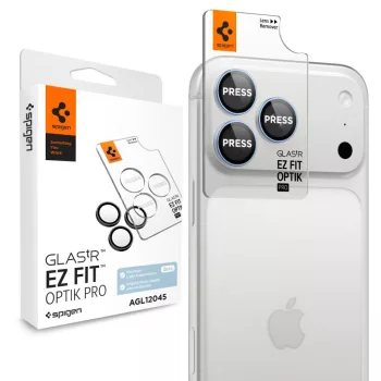   Spigen Optik Pro Glas.tR EZ Fit Camera Protector 2 db iPhone 18 Pro / 18 Pro Max (AGL12045) kameravédő, világoskék