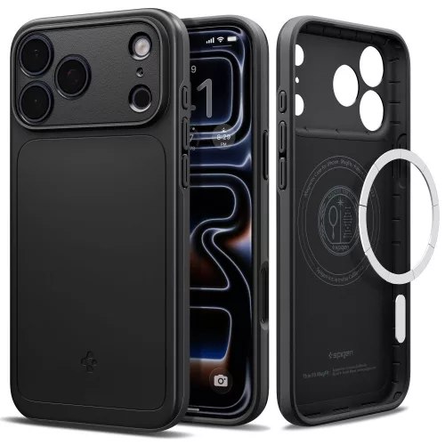 Spigen Thin Fit Mag MagSafe iPhone 18 Pro Max / 17 Pro Max (ACS12105) tok, fekete