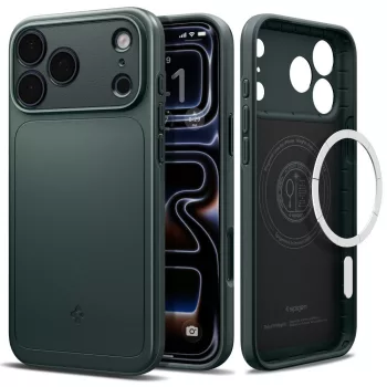   Spigen Thin Fit Mag MagSafe iPhone 18 Pro Max / 17 Pro Max (ACS12106) tok, zöld
