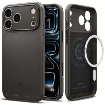   Spigen Thin Fit Mag MagSafe Gunmetal iPhone 18 Pro Max / 17 Pro Max (ACS12107) tok, sötétszürke