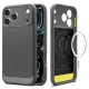 Spigen Rugged Armor MagSafe iPhone 18 Pro Max / 17 Pro Max (ACS12110) tok, szürke