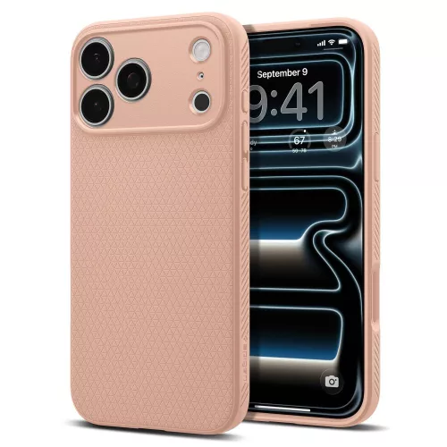 Spigen Liquid Air iPhone 17 Pro Max / 18 Pro Max (ACS12115) tok, rózsaszín-titánium