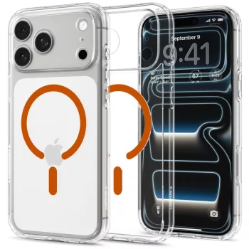   Spigen Ultra Hybrid Mag MagSafe iPhone 18 Pro Max / 17 Pro Max (ACS12122) tok, narancssárga
