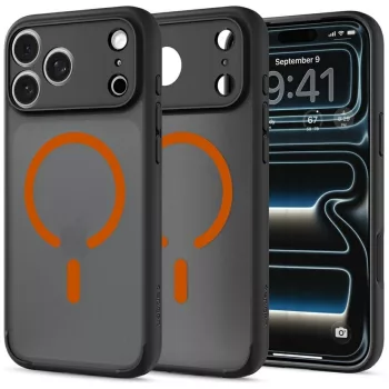   Spigen Ultra Hybrid Mag MagSafe iPhone 18 Pro Max / 17 Pro Max (ACS12125) tok, fekete-narancssárga