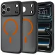 Spigen Ultra Hybrid Mag MagSafe iPhone 18 Pro Max / 17 Pro Max (ACS12125) tok, fekete-narancssárga