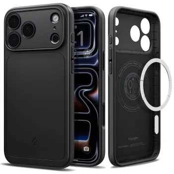   Spigen Thin Fit Mag MagSafe iPhone 18 Pro / 17 Pro (ACS12144) tok, fekete