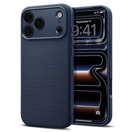 Spigen Liquid Air iPhone 18 Pro / 17 Pro (ACS12150) tok, sötétkék