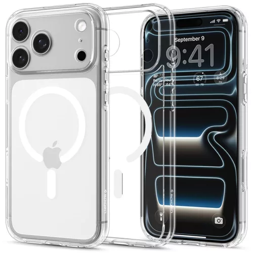 Spigen Ultra Hybrid Mag MagSafe iPhone 18 Pro / 17 Pro (ACS12155) tok, átlátszó