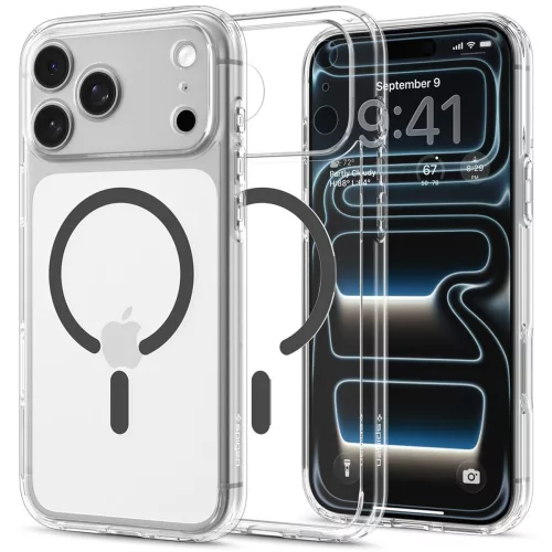 Spigen Ultra Hybrid Mag MagSafe iPhone 18 Pro / 17 Pro (ACS12156) tok, grafitszürke
