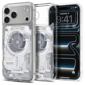   Spigen Ultra Hybrid Mag MagSafe zero one iPhone 18 Pro / 17 Pro (ACS12163) tok, átlátszó