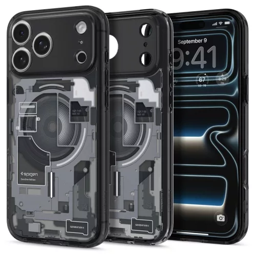 Spigen Ultra Hybrid Mag MagSafe zero one iPhone 18 Pro / 17 Pro (ACS12165) tok, fekete