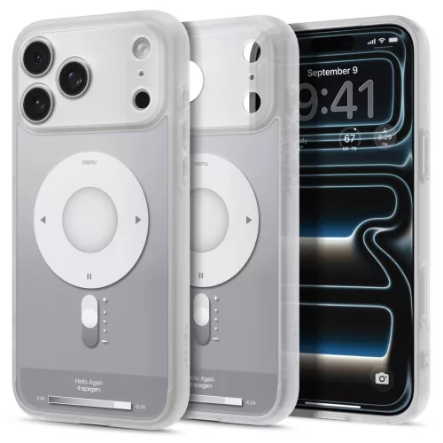 Spigen Ultra Hybrid Mag MagSafe iPhone 18 Pro / 17 Pro (ACS12167) tok, ezüst