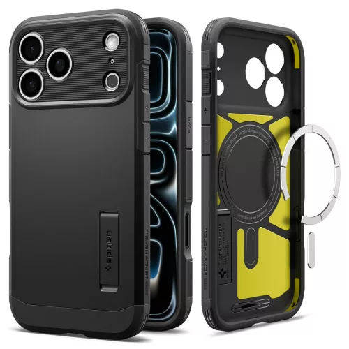 Spigen Tough Armor T MagSafe iPhone 18 Pro / 17 Pro (ACS12173) tok, fekete